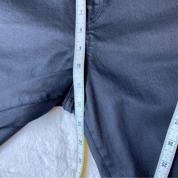 TopShop Black Jamie Coated Moto Pants Size 36 - Picture 12 of 13